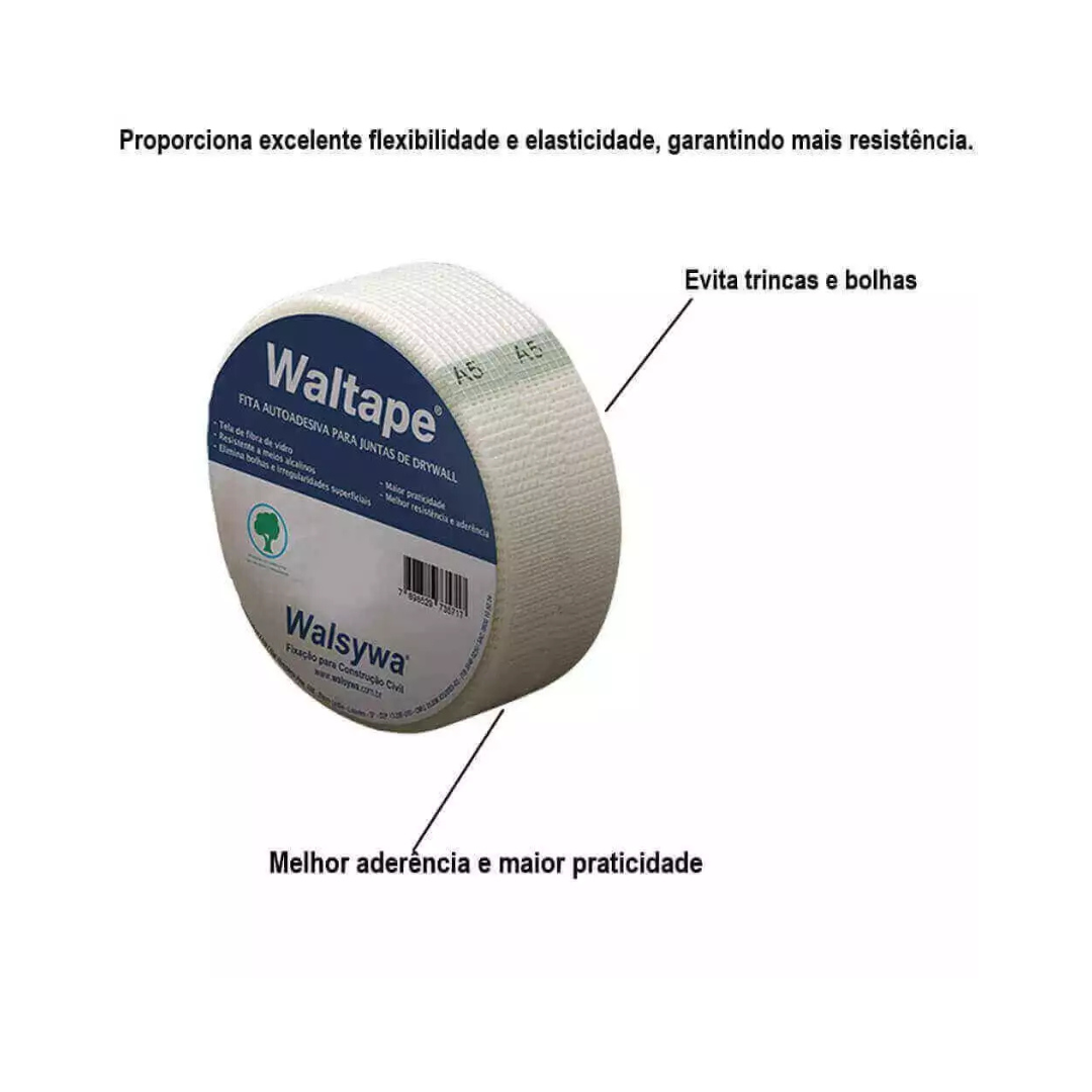 Fita Telada Waltape 90/45m - Walsywa