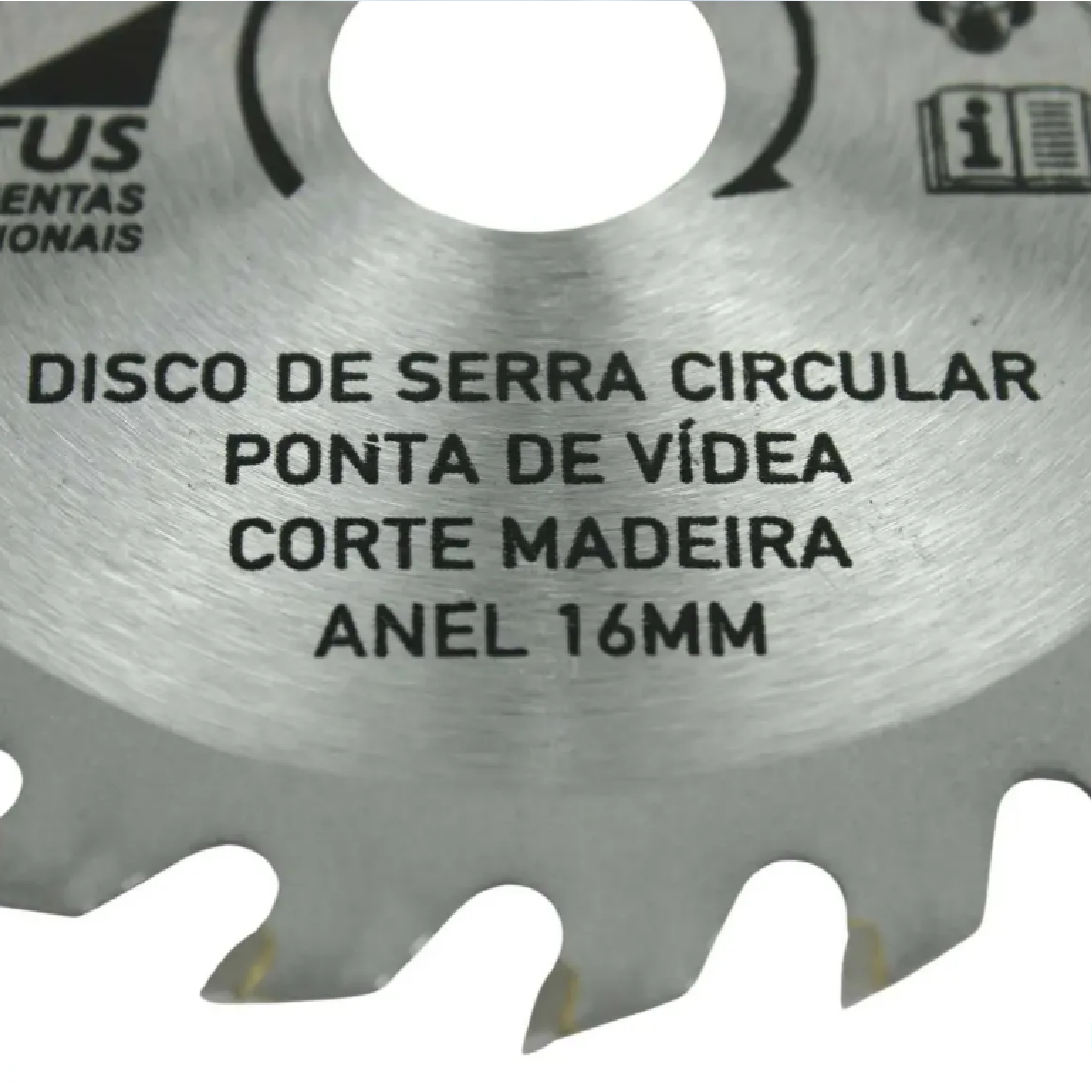 Disco Serra Videa 100x24 Dentes Madeira Lotus