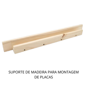 Kit Essencial Montador de Drywall Suporte para Alinhamento + Suporte de Madeira + Placa Magnética Vermelha/Verde