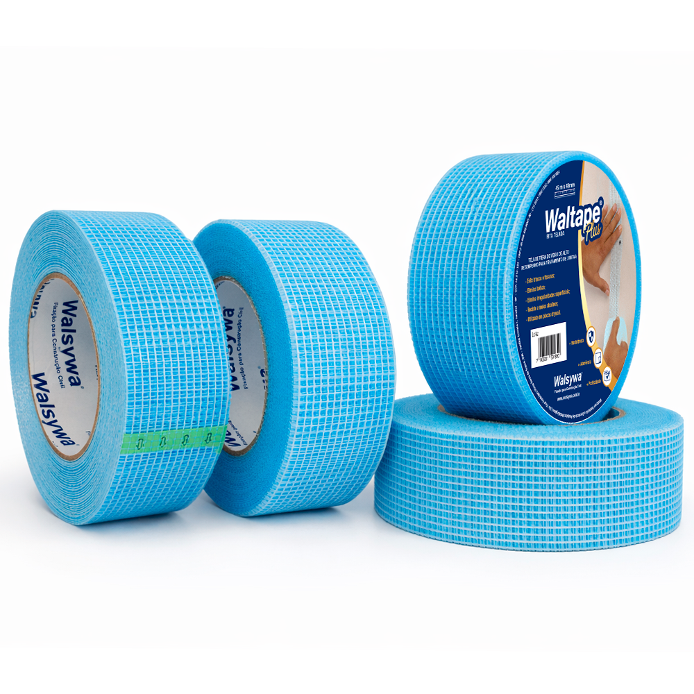 Fita Telada Azul Para Drywall Waltape Plus - Walsywa