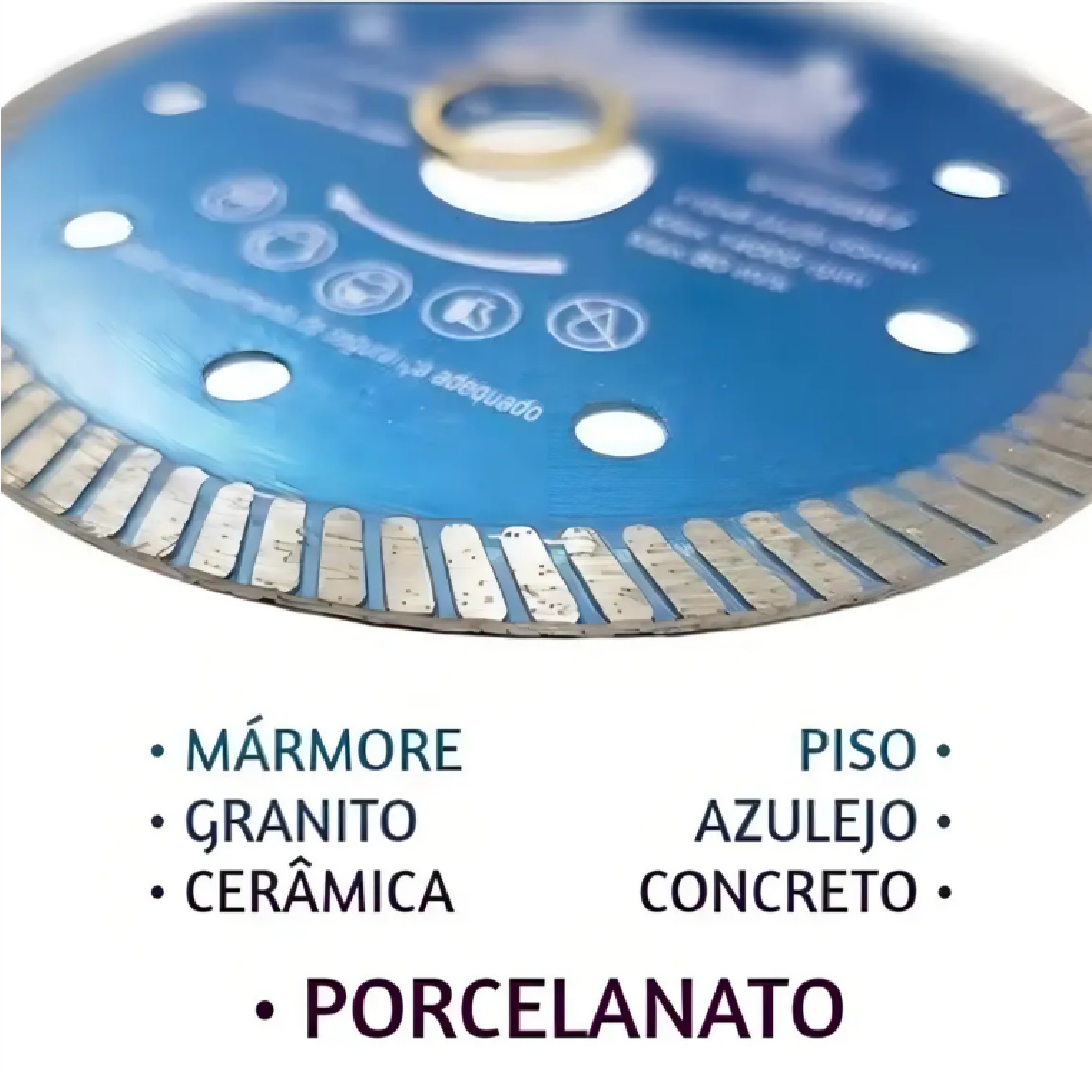 Disco Diamantado Turbo Extra Fino Porcelanato 22.2x110mmx1.0mm Lotus